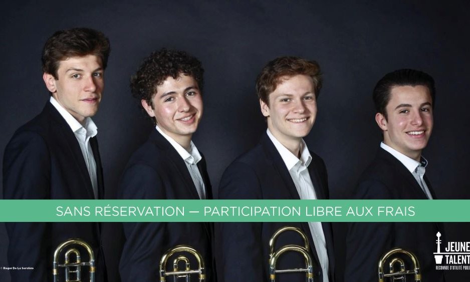 Voyage avec le Lutetia Trombone Quartet • Jeunes Talents